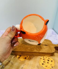 ماگ سرامیکی دست ساز روباه کد 1883