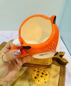 ماگ سرامیکی دست ساز روباه کد 1883