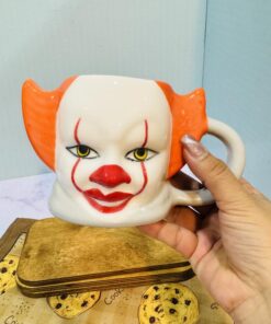 ماگ سرامیکی دست ساز دلقک کد 1882