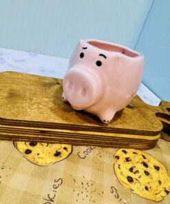 ماگ دست ساز خوک صورتی کد 1881