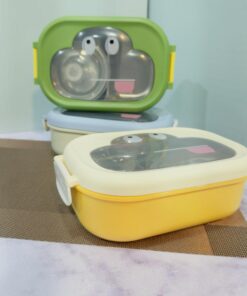 لانچ باکس مخزن استیل طرح ابر کد 1929