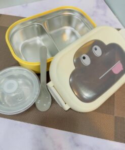 لانچ باکس مخزن استیل طرح ابر کد 1929