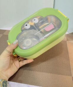 لانچ باکس مخزن استیل طرح ابر کد 1929