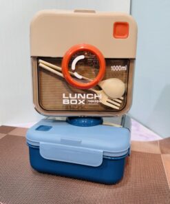 لانچ باکس و ظرف غذای 1000 میل طرح لنز دوربین کد 1913