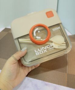 لانچ باکس و ظرف غذای 1000 میل طرح لنز دوربین کد 1913
