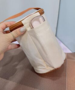 لانچ باکس و ظرف غذای دو طبقه کیف دار طرح کلمن کد 1914