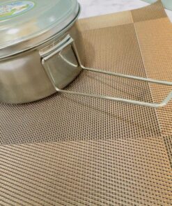 لانچ باکس و ظرف غذا استیل دسته دار گرد کد 1910