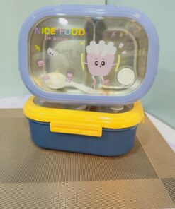 لانچ باکس و ظرف غذای داخل استیل Nice food کد 1912