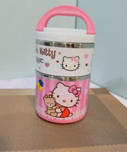 لانچ باکس و ظرف غذای کودک دو طبقه کد 1916