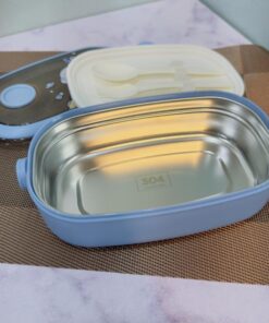 لانچ باکس و ظرف غذای مخزن استیل فانتزی کد 1917