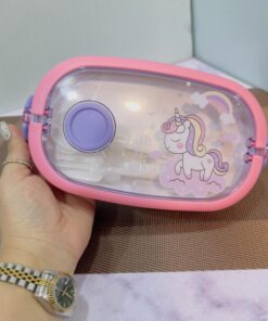 لانچ باکس و ظرف غذای مخزن استیل فانتزی کد 1917