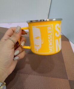 ماگ لعابی طرح چهره HENS کد 1919