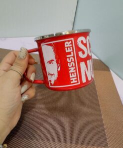 ماگ لعابی طرح چهره HENS کد 1919