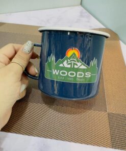 ماگ لعابی فلزی کمپینگ کد 1925