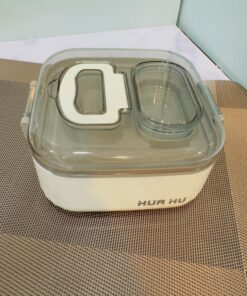 ظرف غذای مربع دسته دار HUA کد 1924