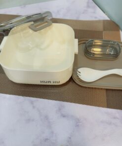 ظرف غذای مربع دسته دار HUA کد 1924