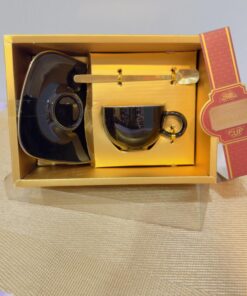 ست فنجان و نلعبکی باکس کادویی طرح گرد کد 1931