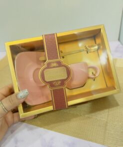 ست فنجان و نلعبکی باکس کادویی طرح گرد کد 1931