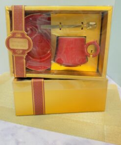 ست فنجان و نلعبکی طرح کوزه ای باکس کادویی کد 1933