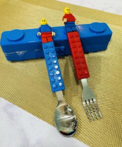 قاشق و چنگال کودک طرح لگو کد 1934