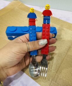 قاشق و چنگال کودک طرح لگو کد 1934
