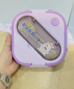 لانچ باکس سه خانه مخزن استیل فانتزی کد 1935