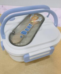 لانچ باکس سه خانه مخزن استیل فانتزی کد 1935