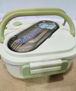 لانچ باکس سه خانه مخزن استیل فانتزی کد 1935