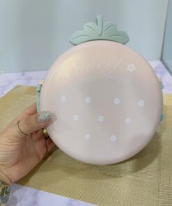 ظرف غذای گرد طرح توت فرنگی کد 1936