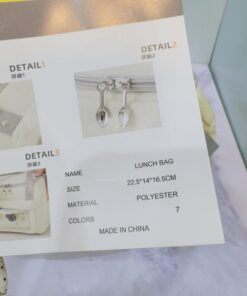 لانچ بگ و ساک غذا طرح فانتزی زیپ دار کد 1938