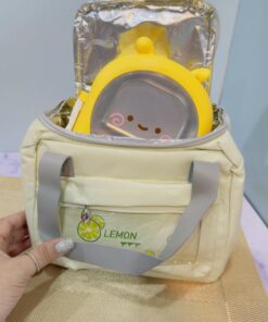 لانچ بگ و ساک غذا طرح فانتزی زیپ دار کد 1938