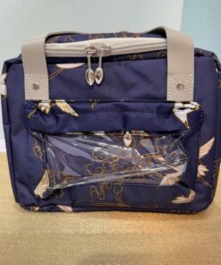 لانچ بگ و ساک غذا طرح دار زیپی کد 1939