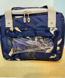 لانچ بگ و ساک غذا طرح دار زیپی کد 1939