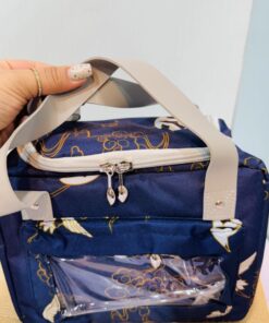 لانچ بگ و ساک غذا طرح دار زیپی کد 1939