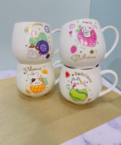 ماگ فانتزی گربه خندان کد 1945