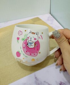 ماگ فانتزی گربه خندان کد 1945