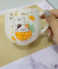 ماگ فانتزی گربه خندان کد 1945