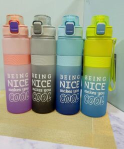 قمقمه دور سیلیکونی NICE COOL دو رنگ کد 1954