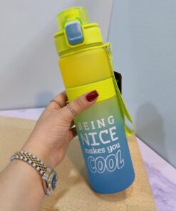 قمقمه دور سیلیکونی NICE COOL دو رنگ کد 1954