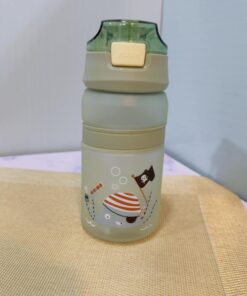 قمقمه فانتزی 600 میل نی دار کودک کد 1958