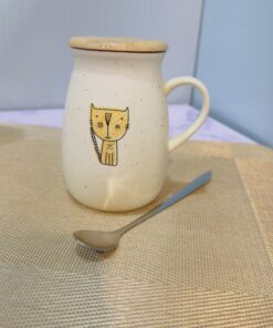 ماگ سرامیکی طرح گربه خنگول کد 1963