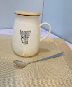 ماگ سرامیکی طرح گربه خنگول کد 1963