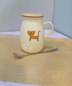 ماگ سرامیکی طرح گربه خنگول کد 1963