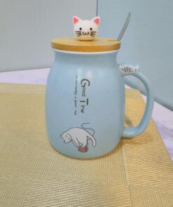 ماگ گربه GOOD TIME رنگی کد 1965