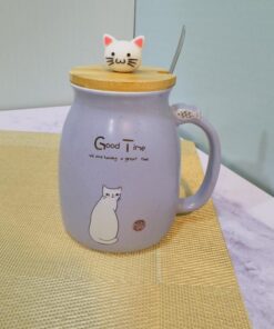 ماگ گربه GOOD TIME رنگی کد 1965