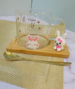 ماگ پیرکس زیر چوبی دار خرگوش کد 1972