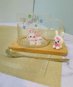 ماگ پیرکس زیر چوبی دار خرگوش کد 1972