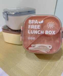 لانچ باکس و ظرف غذا دو تیکه در شفاف کد 1974