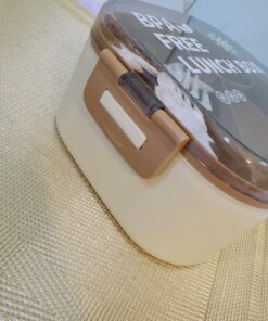 لانچ باکس و ظرف غذا دو تیکه در شفاف کد 1974