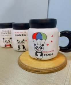 ماگ درپیچی پاندا قلبی کد 1979